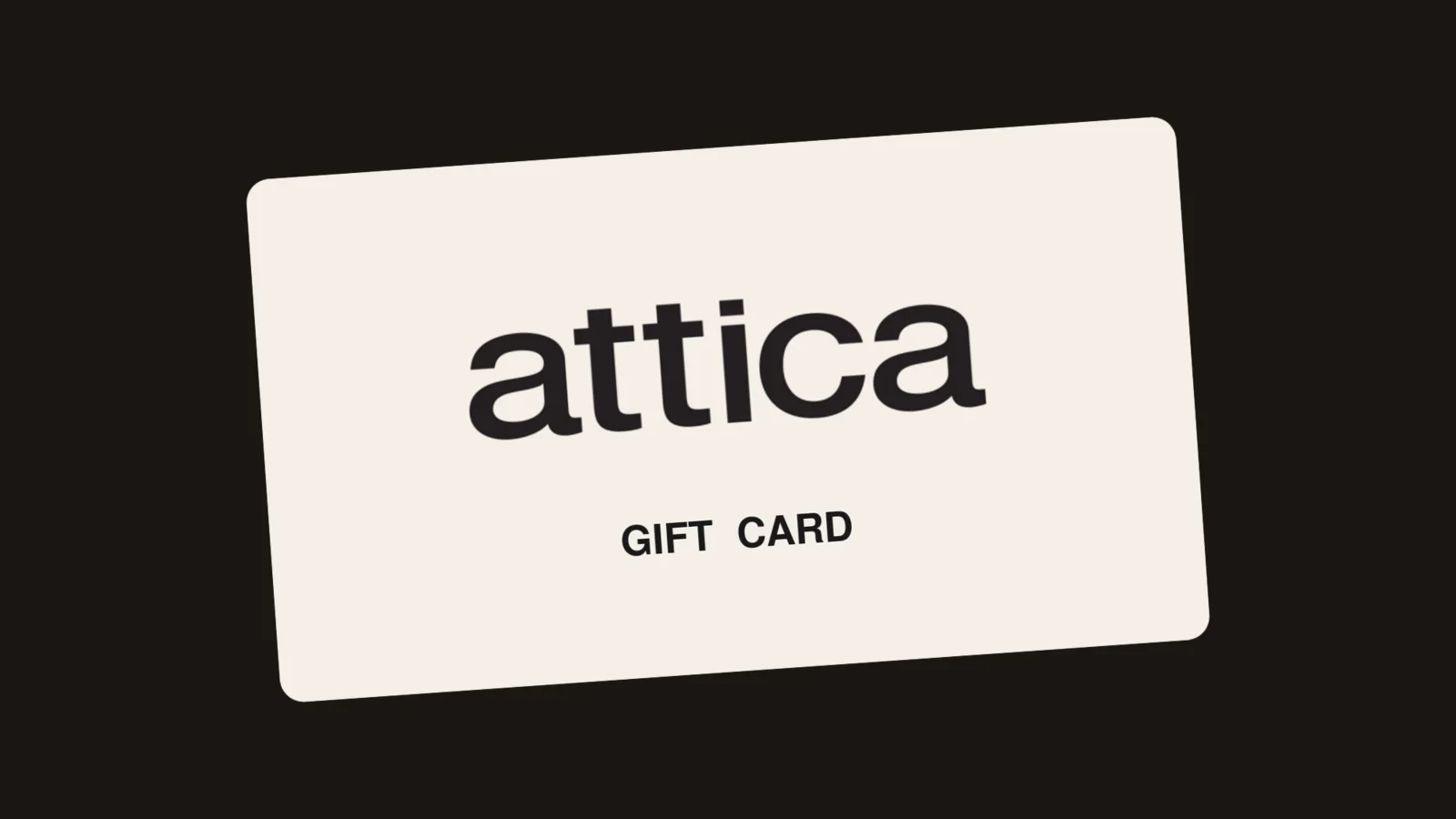 بطاقة هدية Attica