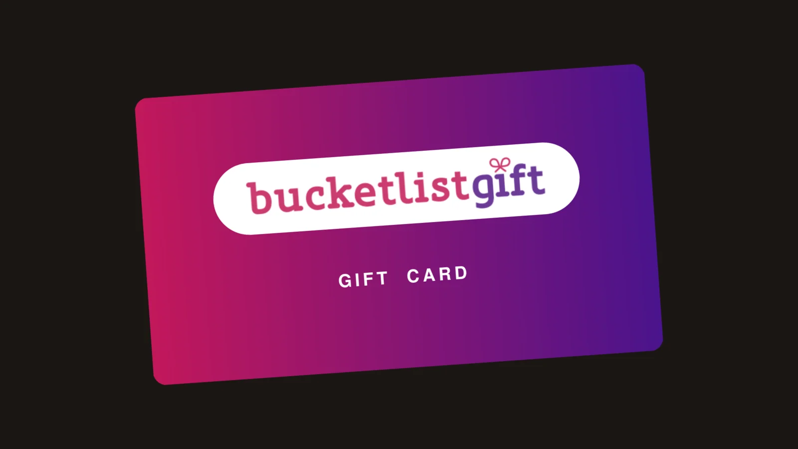 بطاقة هدية BucketListGift
