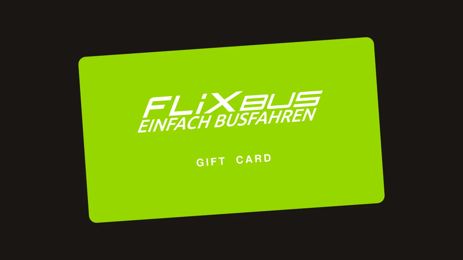 بطاقة هدية FlixBus