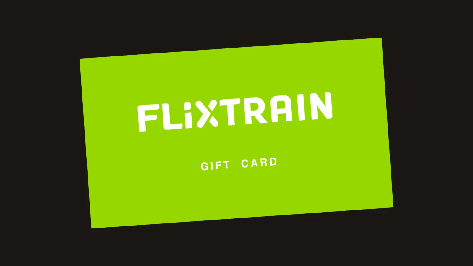 بطاقة هدية FlixTrain