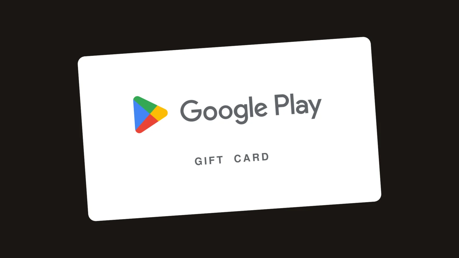 بطاقة هدية Google Play