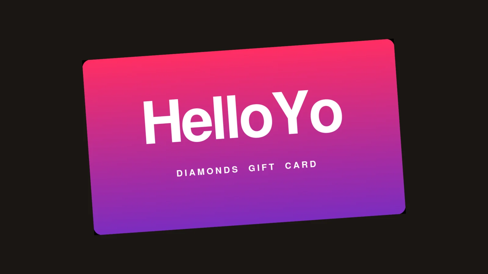 بطاقة هدية Hello Yo