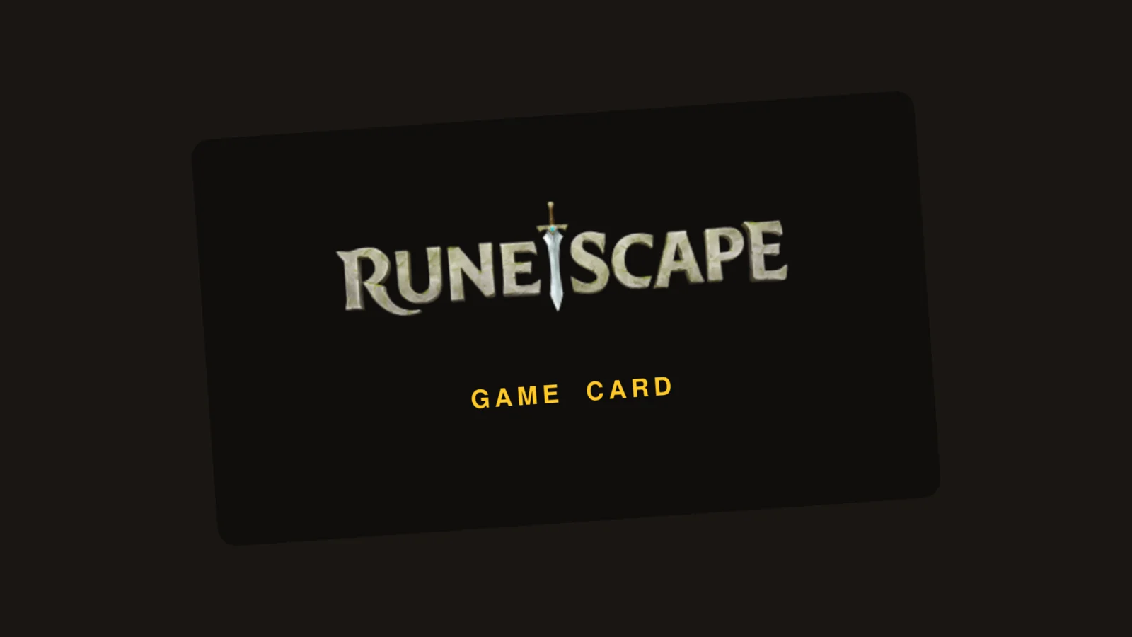 بطاقة هدية RuneScape