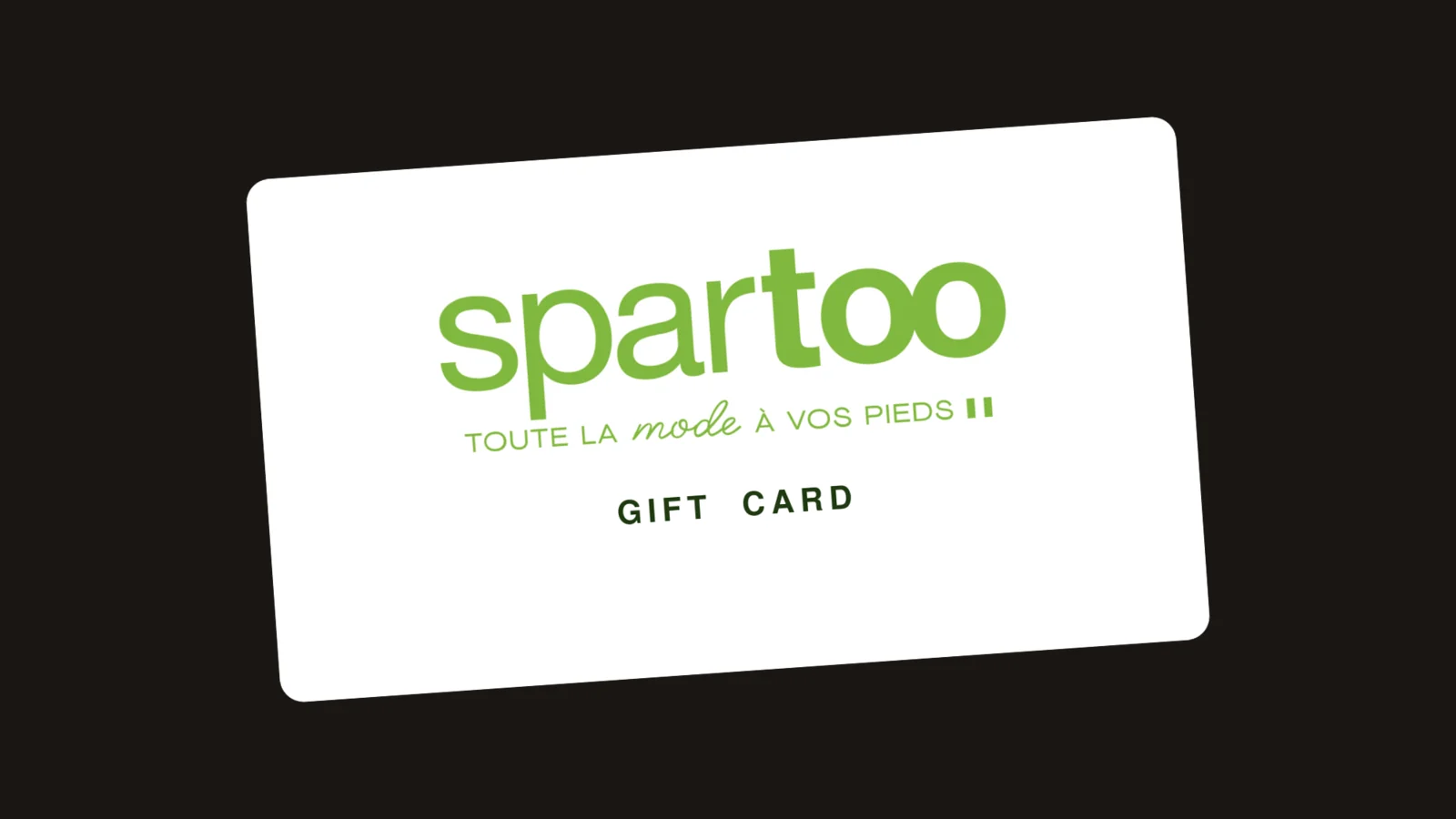 بطاقة هدية Spartoo