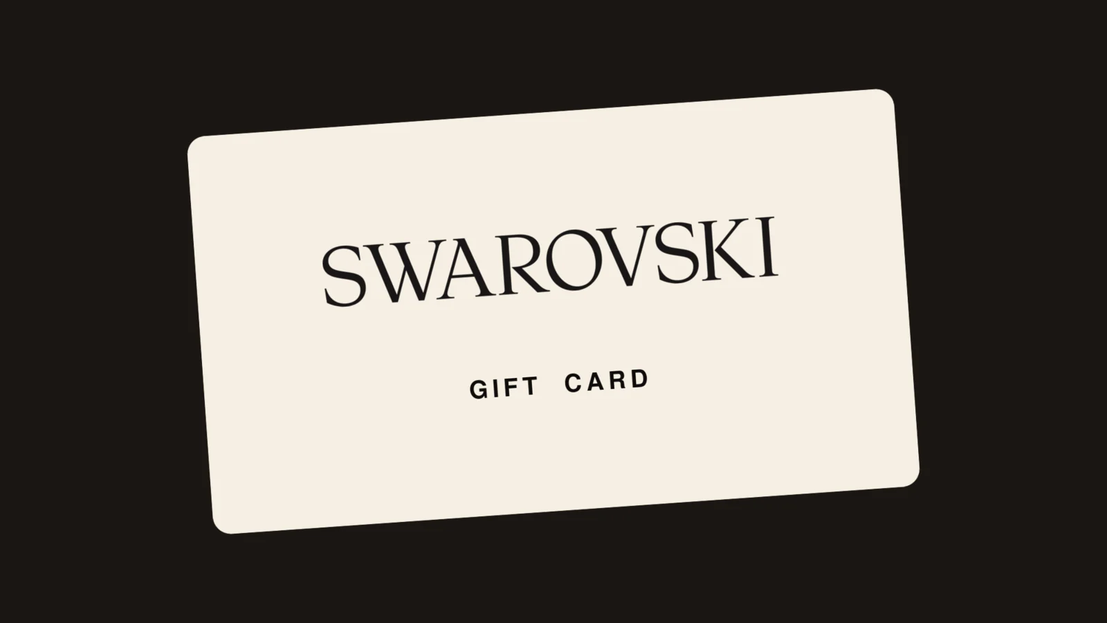 بطاقة هدية Swarovski
