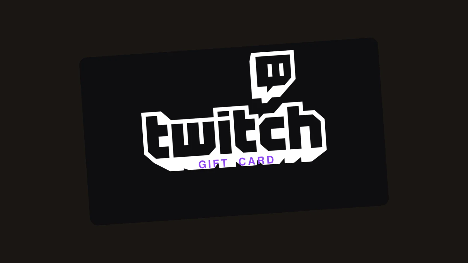بطاقة هدية Twitch