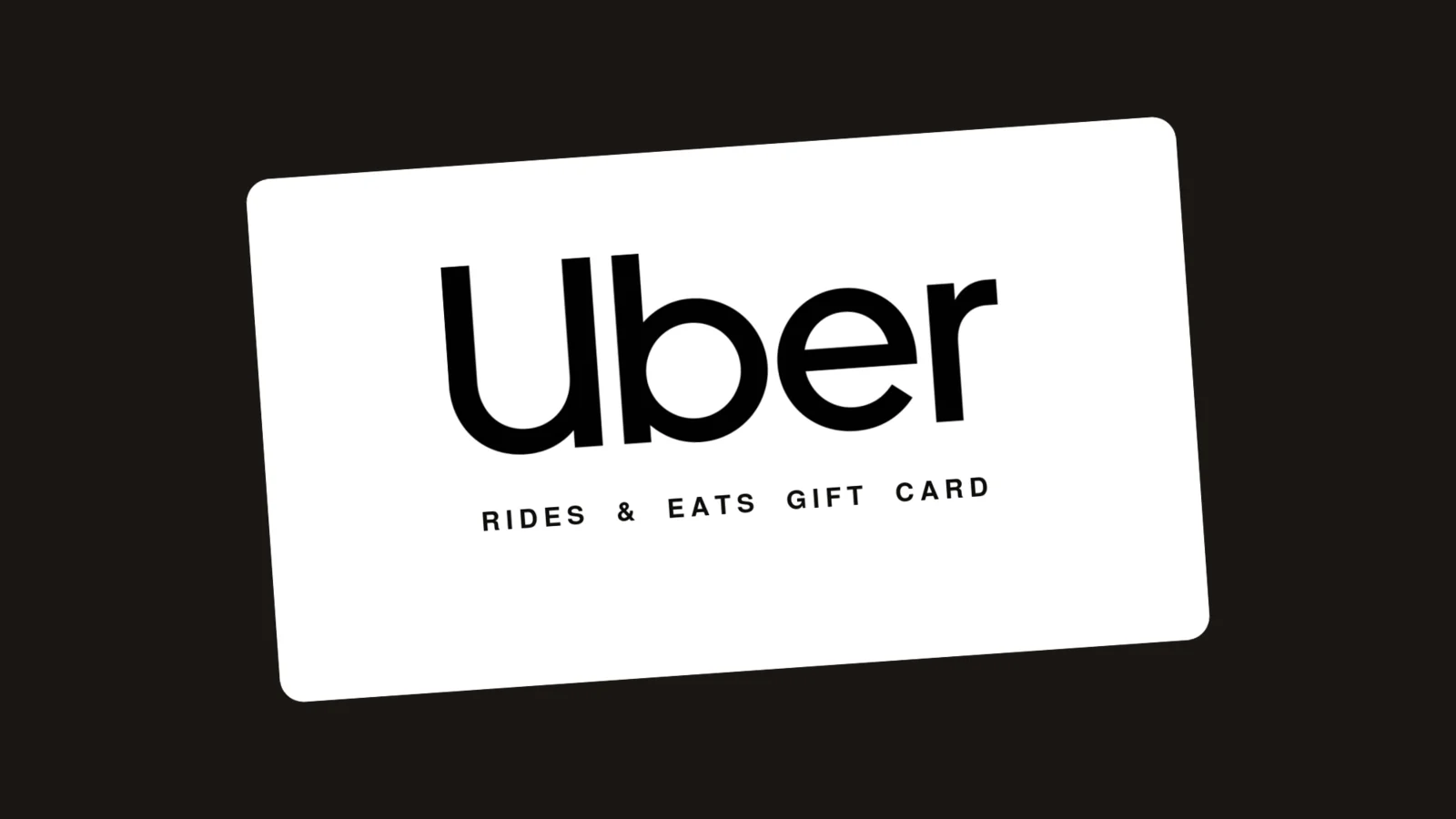 بطاقة هدية Uber & Uber Eats