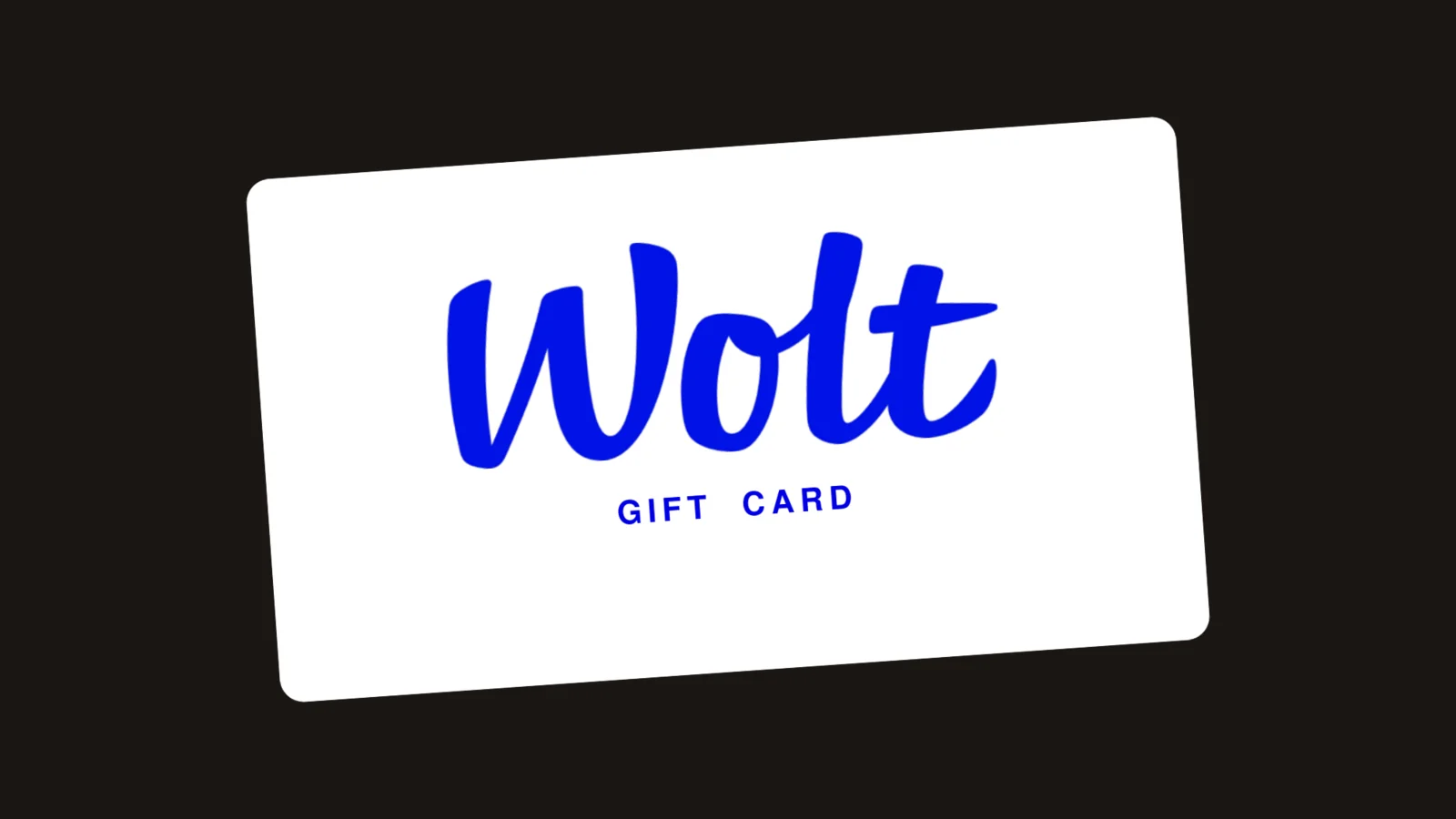 بطاقة هدية Wolt